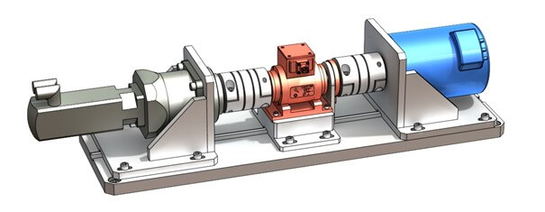 Banc d'essai de laboratoire pour les actionneurs électromécaniques du Rover de collecte d'échantillons martiens